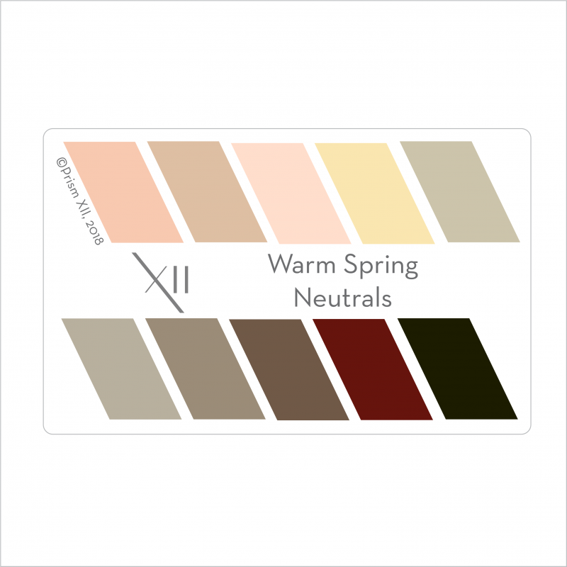 PrismXII Warm Spring Top10 Neutrals Card