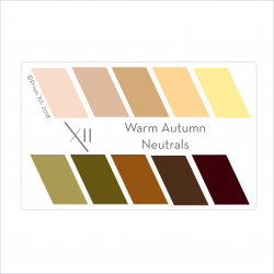 Prism XII Warm Autumn Top10 Neutrals Card